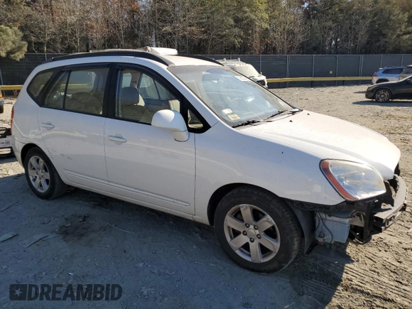 2008 Kia Rondo LX with VIN KNAFG525387174687, listed as a Copart auction lot 79682984 with 125,791 mi miles and Salvage Title. Bid and sale history available at carsss.com. Image 4.