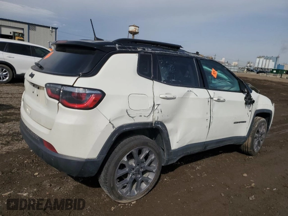 2019 Jeep Compass High Altitude with VIN 3C4NJDCB0KT672721, listed as a Copart auction lot 49393495 with 90,630 mi miles and Salvage title. Bid and sale history available at DreamBid. Image 3.