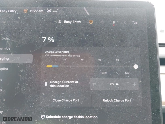 2019 Tesla Model 3 Mid Range with VIN 5YJ3E1EA2KF317028, listed as a IAAI auction lot 41781580 with 107,496 mi miles. Bid and sale history available at carsss.com. Image 17.