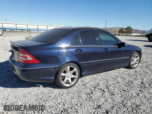 2007 Mercedes-Benz C 230 Sport with VIN WDBRF52H57F920704, listed as a Copart auction lot 41866955 with 93,551 mi miles and Salvage title. Bid and sale history available at DreamBid. Image 3.