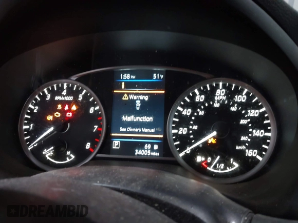 2019 Nissan Sentra S with VIN 3N1AB7AP6KY388074, listed as a IAAI auction lot 41931532 with 34,005 mi miles and . Bid and sale history available at DreamBid. Image 7.