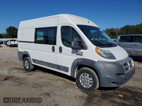 2014 Ram ProMaster Cargo with VIN 3C6TRVBGXEE103684, listed as a Copart auction lot 80323234 with 114,908 mi miles and Salvage Title. Bid and sale history available at DreamBid. Image 4.