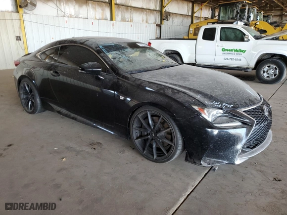 2015 Lexus RC 350 with VIN JTHHE5BC1F5008725, listed as a Copart auction lot 72720024 with 113,460 mi miles and Salvage Title. Bid and sale history available at carsss.com. Image 4.