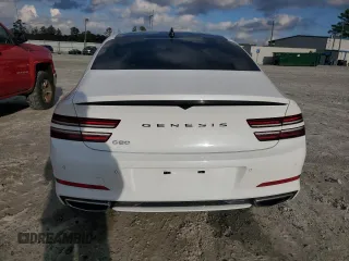 2021 Genesis G80 2.5T with VIN KMTGB4SC3MU047837, listed as a Copart auction lot 85283244 with 52,992 mi miles and Salvage Title. Bid and sale history available at DreamBid. Image 6.