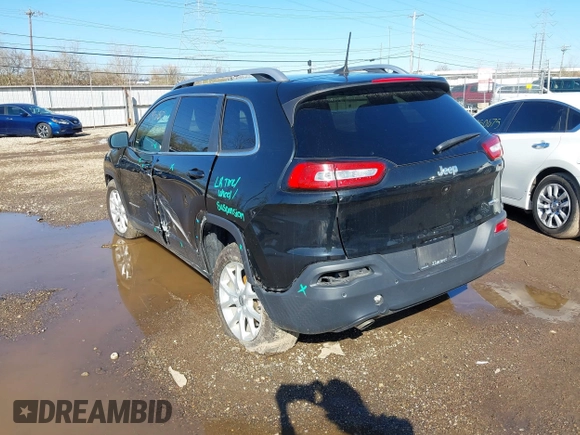 2018 Jeep Cherokee Latitude Plus with VIN 1C4PJLLB1JD552353, listed as a IAAI auction lot 41857521 with 69,880 mi miles. Bid and sale history available at carsss.com. Image 3.