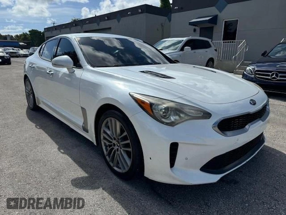 2018 Kia Stinger with VIN KNAE15LAXJ6032888, listed as a Copart auction lot 80171614 with 155,318 mi miles and Non Repairable. Bid and sale history available at DreamBid. Image 4.