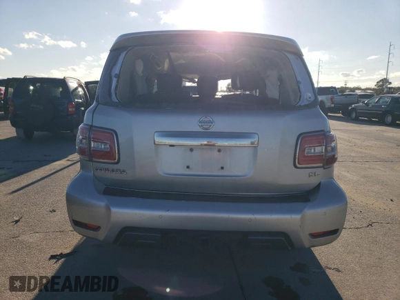 2020 Nissan Armada SL with VIN JN8AY2ND6L9109099, listed as a Copart auction lot 86778724 with 0 mi miles and Salvage Title. Bid and sale history available at carsss.com. Image 6.