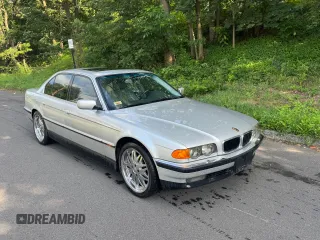 2000 BMW 7 Series 740i with VIN WBAGG8348YDN75777, listed as a Copart auction lot 65038165 with 119,506 mi miles and Clean title. Bid and sale history available at DreamBid. Image 1.