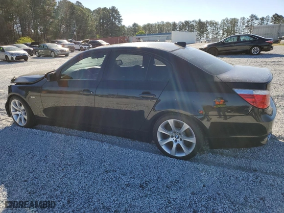 2004 BMW 5 Series 545iA with VIN WBANB33534B108502, listed as a Copart auction lot 49930725 with 158,949 mi miles and Salvage Title. Bid and sale history available at carsss.com. Image 2.