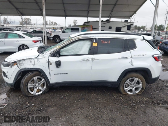 2023 Jeep Compass Latitude z VIN 3C4NJDBN5PT552769, wystawiony jako IAAI lot #41786110 z przebiegiem 53 133 mil mil oraz . Historia ofert i sprzedaży dostępna na DreamBid. Obrazek 14.