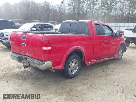 2005 Ford F-150 XLT with VIN 1FTPX12595FA94912, listed as a IAAI auction lot 41545152 with 374,589 mi miles. Bid and sale history available at carsss.com. Image 4.