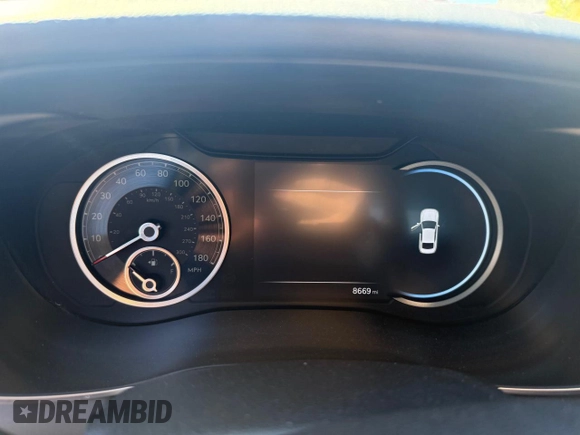 2023 Genesis G70 3.3T with VIN KMTG54TE6PU106021, listed as a Copart auction lot 86750284 with 8,669 mi miles and Salvage Title. Bid and sale history available at DreamBid. Image 8.