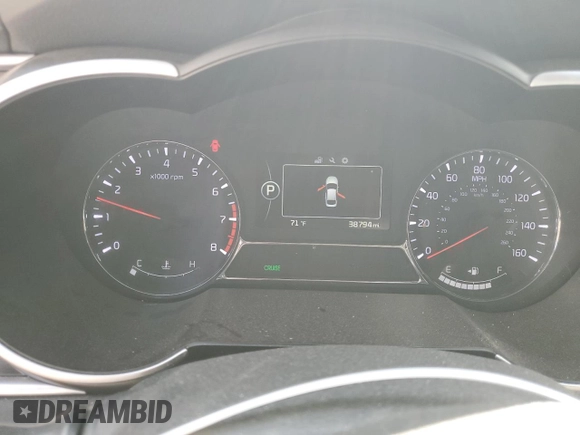 2015 Kia Optima SX Turbo with VIN 5XXGR4A6XFG508174, listed as a Copart auction lot 55863945 with 38,794 mi miles and Salvage title. Bid and sale history available at DreamBid. Image 9.