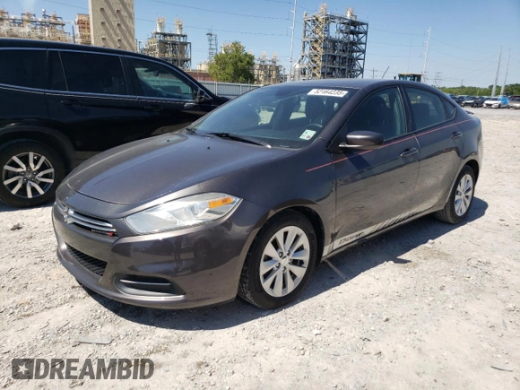 2015 Dodge Dart Aero with VIN 1C3CDFDH8FD345772, listed as a Copart auction lot 52464235 with 76,136 mi miles and Clean Title. Bid and sale history available at carsss.com. Image 1.