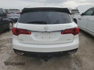 2015 Acura MDX Technology with VIN 5FRYD4H4XFB004541, listed as a Copart auction lot 74506124 with 106,304 mi miles and Salvage title. Bid and sale history available at DreamBid. Image 6.