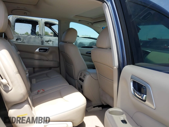 2015 Nissan Pathfinder SV with VIN 5N1AR2MN1FC614988, listed as a IAAI auction lot 42384089 with 113,007 mi miles and . Bid and sale history available at DreamBid. Image 8.