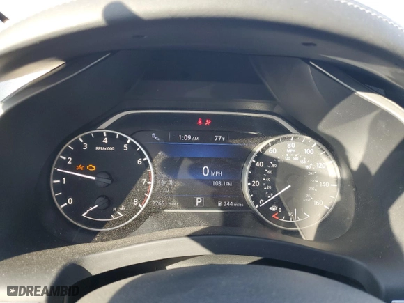 2023 Nissan Murano S with VIN 5N1AZ2AJXPC102536, listed as a Copart auction lot 78426984 with 27,652 mi miles and Salvage Title. Bid and sale history available at carsss.com. Image 9.