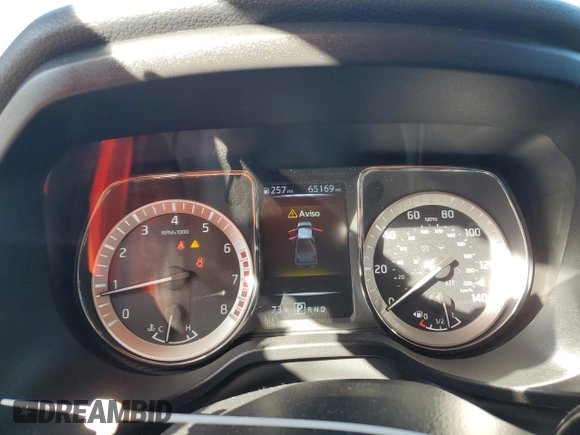 2018 Nissan Titan SV with VIN 1N6AA1EKXJN500251, listed as a Copart auction lot 76071704 with 65,169 mi miles and Non Repairable. Bid and sale history available at DreamBid. Image 9.