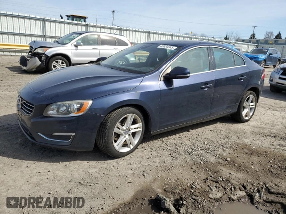 2015 Volvo S60 T5 Drive-E Premier z VIN YV140MFK7F2355529, wystawiony jako Copart lot #48684345 z przebiegiem 159 545 mil mil oraz Szkoda całkowita • Salvage title. Historia ofert i sprzedaży dostępna na DreamBid. Obrazek 1.