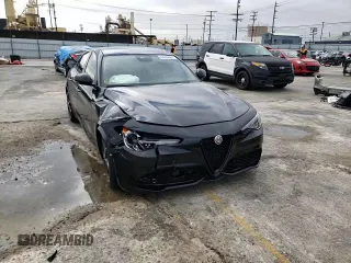 2022 Alfa Romeo Giulia Ti with VIN ZARFAMBN8N7666048, listed as a Copart auction lot 44265963 with 3,134 mi miles. Bid and sale history available at carsss.com. Image 11.