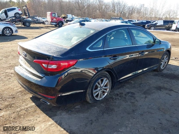 2016 Hyundai Sonata 2.4L SE with VIN 5NPE24AF6GH296455, listed as a IAAI auction lot 41407486 with 86,790 mi miles. Bid and sale history available at carsss.com. Image 4.