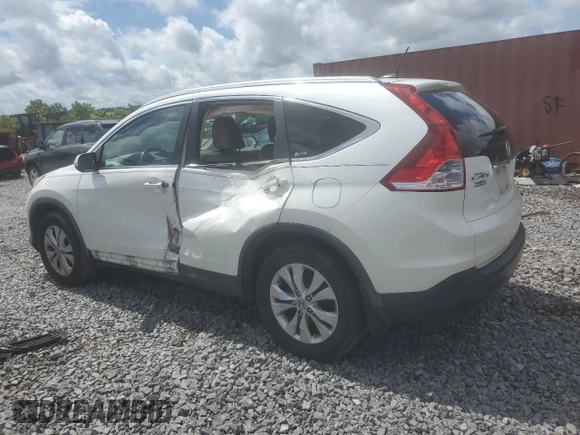 2012 Honda CR-V EX-L with VIN 5J6RM4H74CL050059, listed as a Copart auction lot 58602565 with 252,063 mi miles and Salvage title. Bid and sale history available at DreamBid. Image 2.