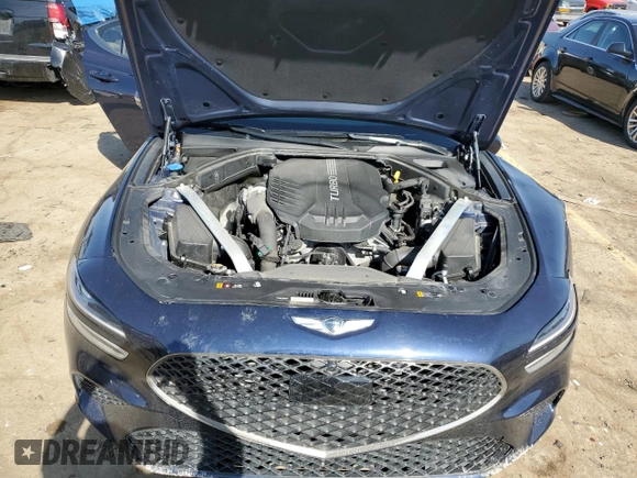 2023 Genesis G70 3.3T with VIN KMTG54TE1PU134177, listed as a Copart auction lot 48476115 with 15,763 mi miles and Clean title. Bid and sale history available at DreamBid. Image 12.