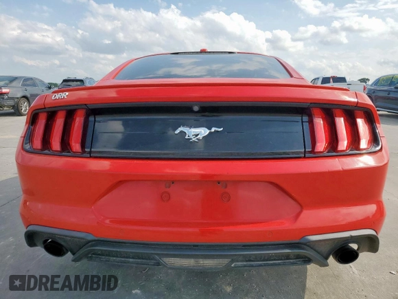 2018 Ford Mustang EcoBoost with VIN 1FA6P8TH2J5156069, listed as a Copart auction lot 55266865 with 133,503 mi miles and Clean Title. Bid and sale history available at carsss.com. Image 6.