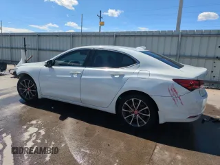 2015 Acura TLX Technology with VIN 19UUB2F59FA008368, listed as a Copart auction lot 56180545 with 76,812 mi miles and Salvage title. Bid and sale history available at DreamBid. Image 2.