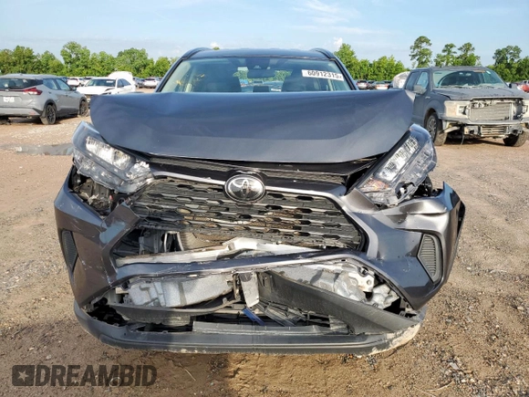 2019 Toyota RAV4 LE with VIN 2T3H1RFV4KC027080, listed as a Copart auction lot 60912315 with 39,445 mi miles and Salvage title. Bid and sale history available at DreamBid. Image 5.