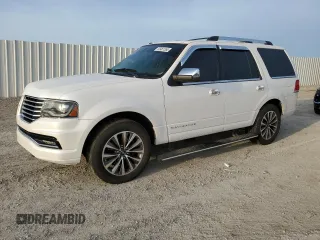 2015 Lincoln Navigator z VIN 5LMJJ2JTXFEJ04778, wystawiony jako Copart lot #55461555 z przebiegiem 185 797 mil mil oraz Szkoda całkowita • Salvage title. Historia ofert i sprzedaży dostępna na DreamBid. Obrazek 1.