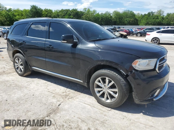 2015 Dodge Durango Limited with VIN 1C4RDHDG3FC904594, listed as a Copart auction lot 55492965 with 170,552 mi miles and Salvage title. Bid and sale history available at DreamBid. Image 4.
