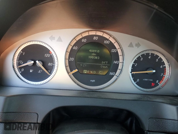 2008 Mercedes-Benz C 300 Sport with VIN WDDGF54X38F128877, listed as a Copart auction lot 59931295 with 190,383 mi miles and Salvage title. Bid and sale history available at DreamBid. Image 9.