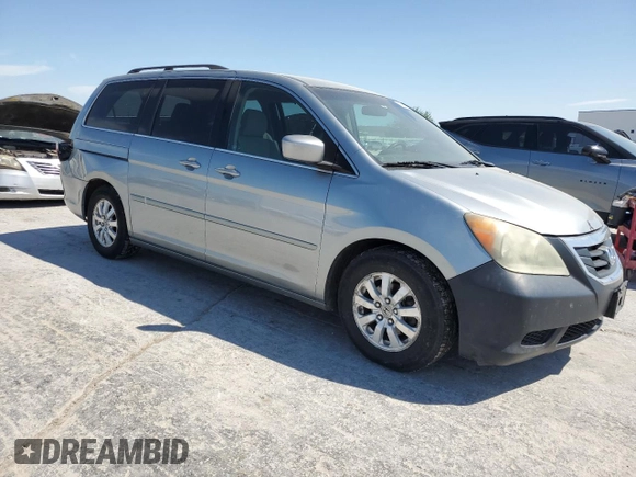 2008 Honda Odyssey EX with VIN 5FNRL38478B034859, listed as a Copart auction lot 53315095 with 212,467 mi miles and Salvage Title. Bid and sale history available at DreamBid. Image 4.