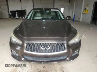 2014 Infiniti Q50 Hybrid Sport with VIN JN1AV7AP9EM691381, listed as a Copart auction lot 48212025 with 117,033 mi miles and Clean Title. Bid and sale history available at carsss.com. Image 5.