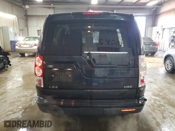 2012 Land Rover LR4 Lux with VIN SALAK2D49CA606380, listed as a Copart auction lot 50628205 with 127,669 mi miles and Salvage Title. Bid and sale history available at DreamBid. Image 6.