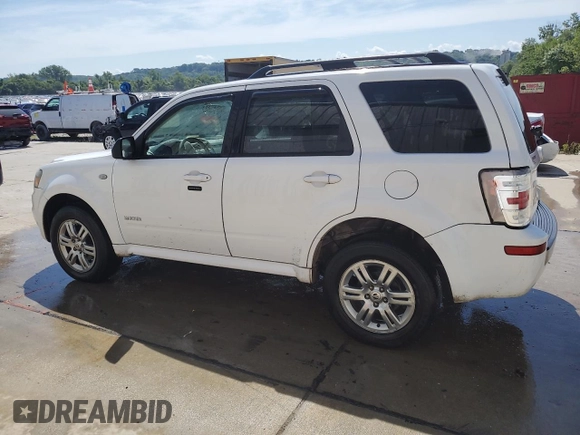 2008 Mercury Mariner with VIN 4M2CU811X8KJ52241, listed as a Copart auction lot 61502625 with 125,920 mi miles and Salvage title. Bid and sale history available at DreamBid. Image 2.