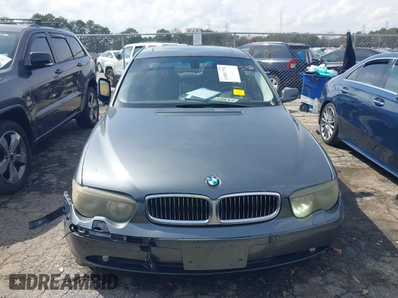 2005 BMW 7 Series with VIN WBAGL63515DP74478, listed as a IAAI auction lot 41801754 with 132,789 mi miles and . Bid and sale history available at DreamBid. Image 12.
