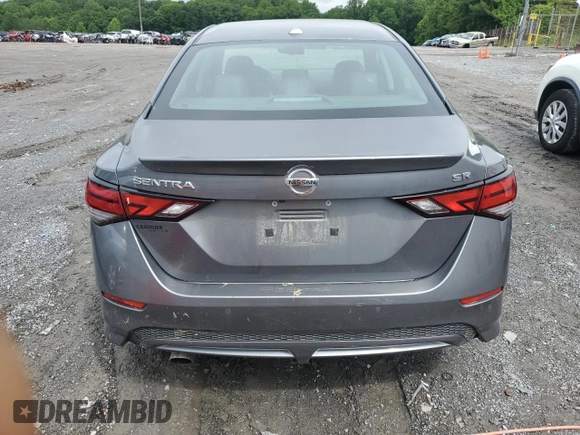 2021 Nissan Sentra SR z VIN 3N1AB8DV9MY209190, wystawiony jako Copart lot #57677395 z przebiegiem 43 950 mil mil oraz Szkoda całkowita • Salvage title. Historia ofert i sprzedaży dostępna na DreamBid. Obrazek 6.