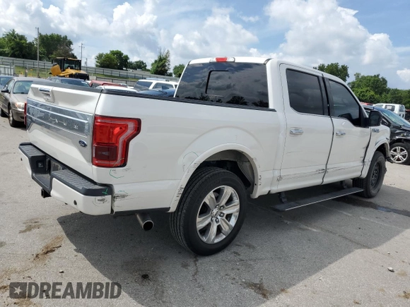 2016 Ford F-150 XLT with VIN 1FTEW1EG5GFB98775, listed as a Copart auction lot 64928585 with 135,242 mi miles and Salvage title. Bid and sale history available at DreamBid. Image 3.