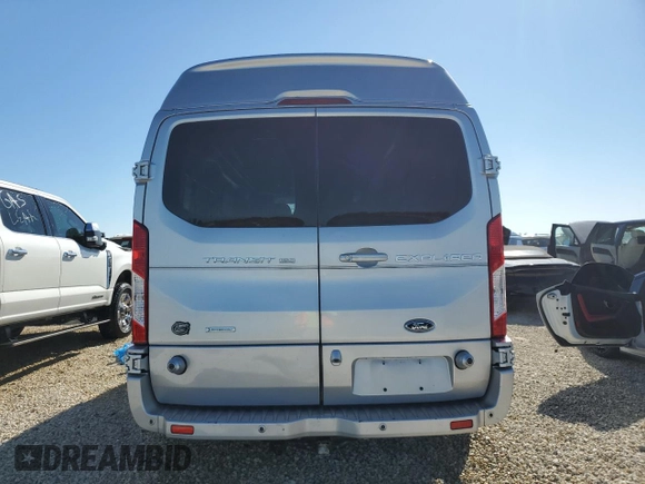2018 Ford Transit with VIN 1FTYE9ZG7JKA53471, listed as a Copart auction lot 76933234 with 78,295 mi miles and Salvage title. Bid and sale history available at DreamBid. Image 6.
