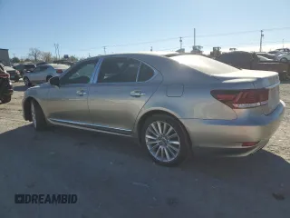 2017 Lexus LS 460 L with VIN JTHDL5EF2H5008214, listed as a Copart auction lot 81721354 with 87,923 mi miles and Salvage title. Bid and sale history available at DreamBid. Image 2.