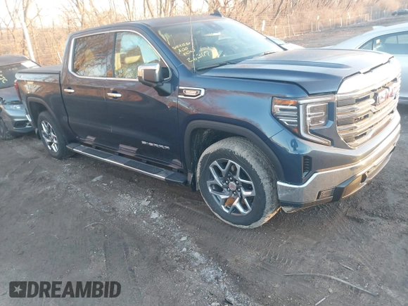 2023 GMC Sierra 1500 SLT z VIN 3GTUUDE89PG263119, wystawiony jako IAAI lot #41455629 z przebiegiem 25 629 mil mil oraz . Historia ofert i sprzedaży dostępna na DreamBid. Obrazek 1.
