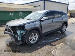 2018 GMC Terrain SLE with VIN 3GKALMEV5JL355116, listed as a Copart auction lot 50918495 with 98,080 mi miles and Salvage Title. Bid and sale history available at carsss.com. Image 1.