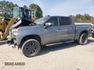 2020 Chevrolet Silverado 1500 LT with VIN 3GCUYDED0LG157850, listed as a Copart auction lot 47011635 with 159,643 mi miles and Salvage Title. Bid and sale history available at DreamBid. Image 1.