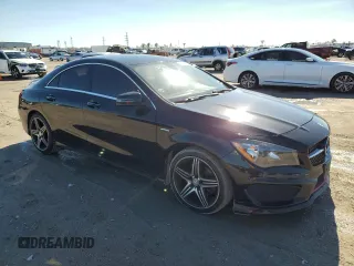 2015 Mercedes-Benz CLA 250 with VIN WDDSJ4EB2FN183426, listed as a Copart auction lot 81934973 with 128,027 mi miles and . Bid and sale history available at DreamBid. Image 4.