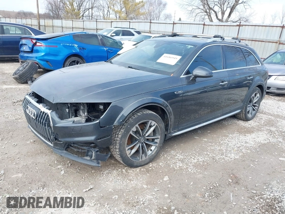 2018 Audi allroad Prestige with VIN WA19NAF41JA048945, listed as a IAAI auction lot 41686949 with 104,340 mi miles. Bid and sale history available at carsss.com. Image 2.