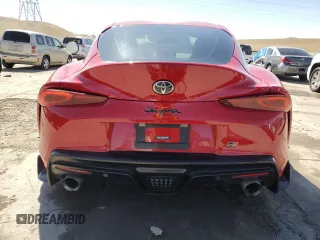 2020 Toyota GR Supra 3.0 with VIN WZ1DB4C08LW024550, listed as a Copart auction lot 48491105 with 8,458 mi miles and Salvage Title. Bid and sale history available at carsss.com. Image 6.