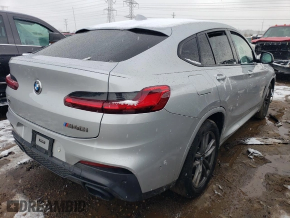 2020 BMW X4 M40i with VIN 5UX2V5C02L9D17167, listed as a Copart auction lot 35893263 with 0 mi miles. Bid and sale history available at carsss.com. Image 3.