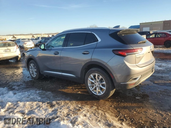 2021 Buick Envision Preferred with VIN LRBFZMR49MD098164, listed as a Copart auction lot 89027395 with 72,990 mi miles and Salvage Title. Bid and sale history available at carsss.com. Image 2.